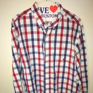 Nautica Long Sleeve Button Down Dress Shirt